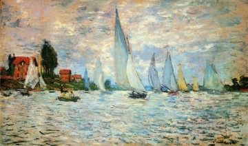  Argenteuil Pintura al %C3%B3leo - Regata en Argenteuil II Claude Monet